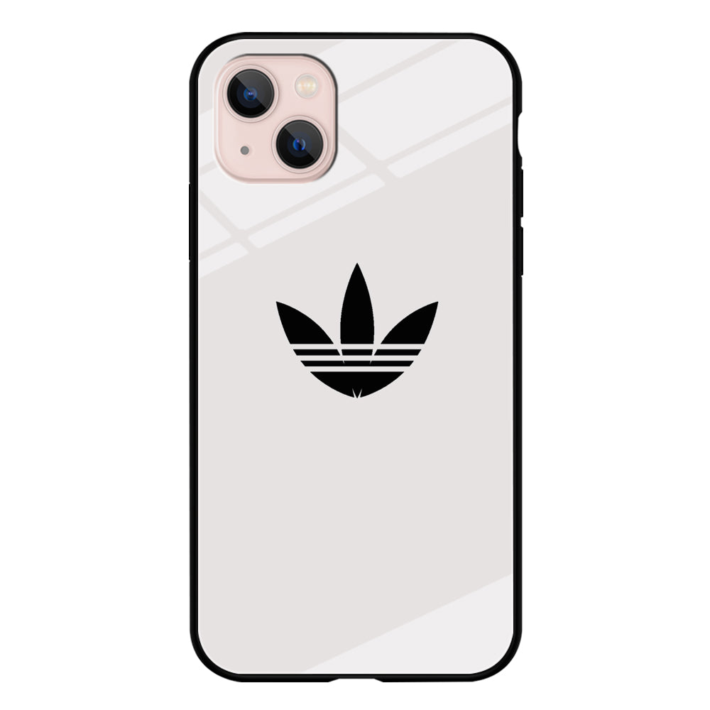 Adidas White Bone Logo Black iPhone 13 Case