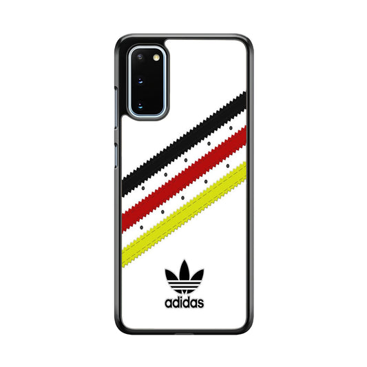 Adidas White Stripe Black Red Yellow Samsung Galaxy S20 Case