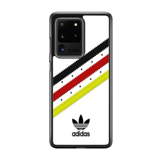 Adidas White Stripe Black Red Yellow Samsung Galaxy S20 Ultra Case