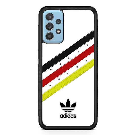 Adidas White Stripe Black Red Yellow Samsung Galaxy A52 Case