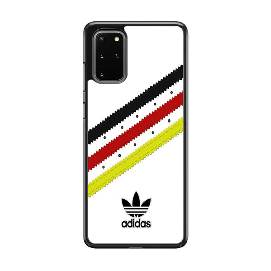 Adidas White Stripe Black Red Yellow Samsung Galaxy S20 Plus Case