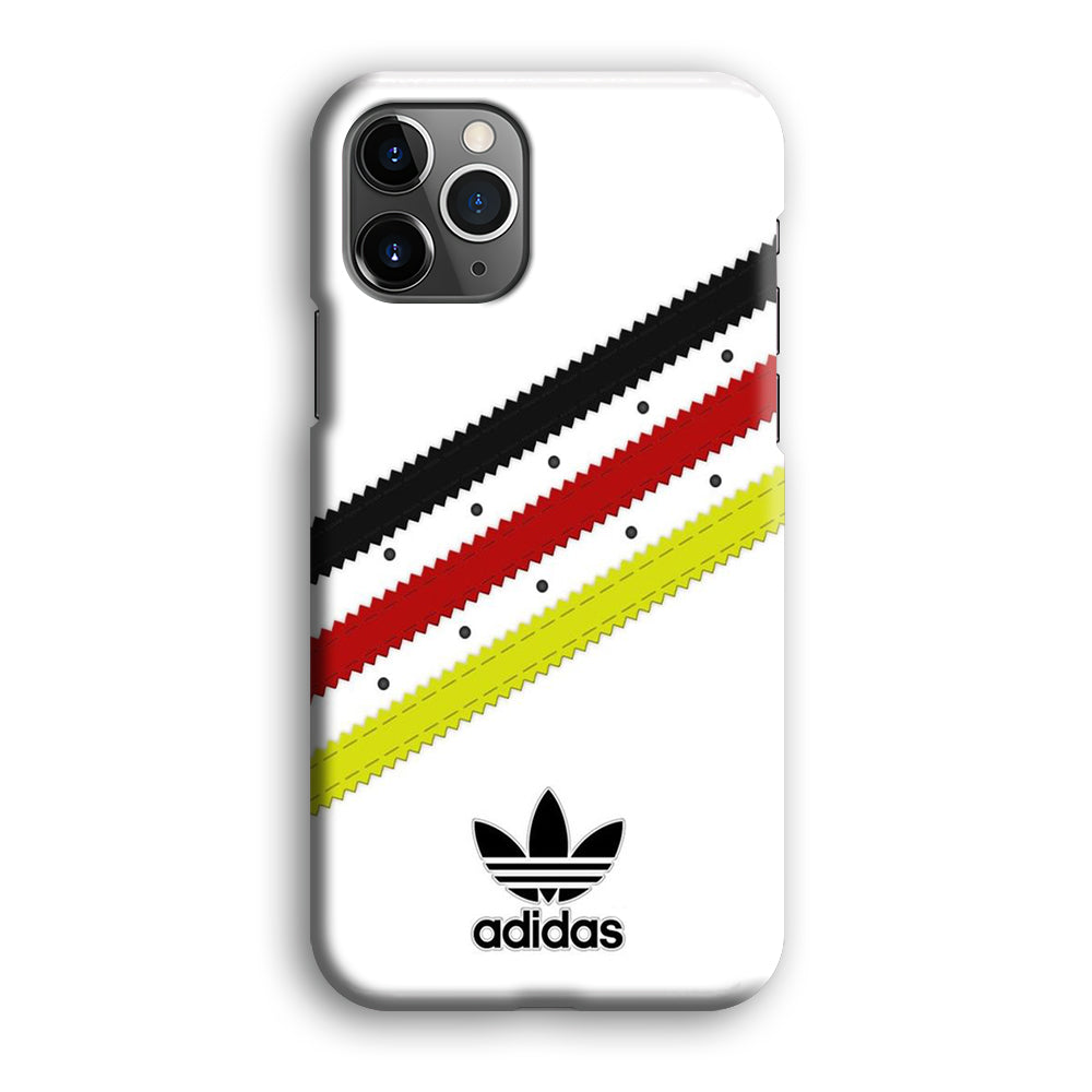 Adidas White Stripe Black Red Yellow iPhone 12 Pro Max Case