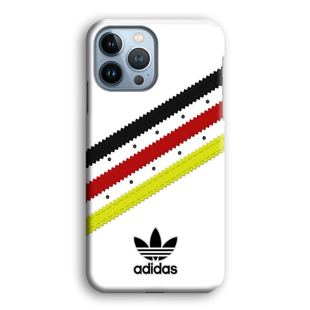 Adidas White Stripe Black Red Yellow iPhone 13 Pro Max Case