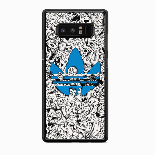 Adidas B&W Doodle Samsung Galaxy Note 8 Case