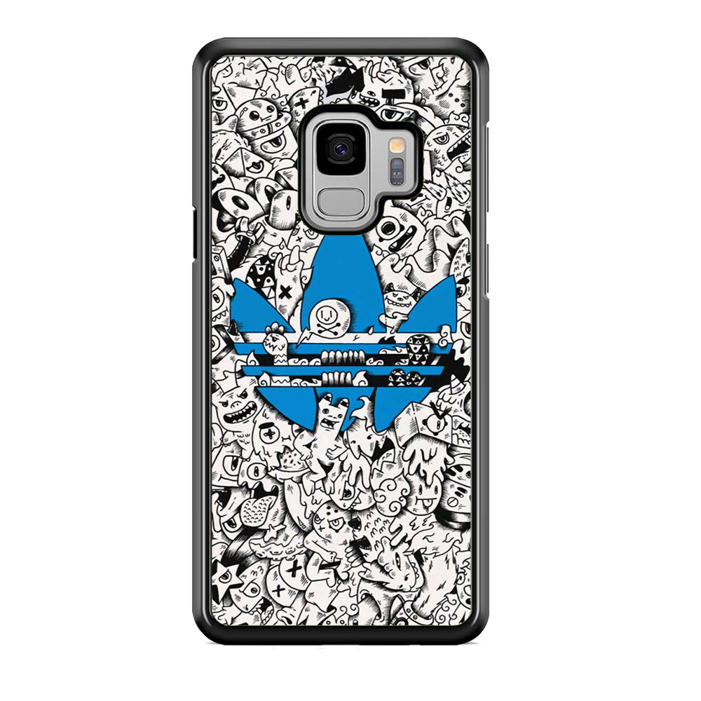 Adidas B&W Doodle Samsung Galaxy S9 Case