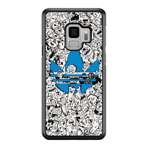 Adidas B&W Doodle Samsung Galaxy S9 Case