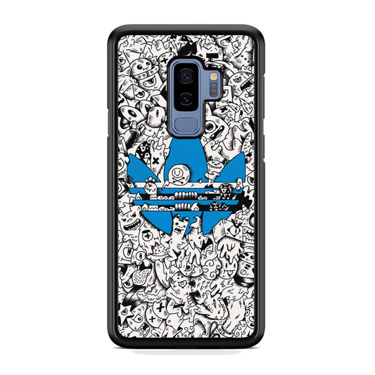 Adidas B&W Doodle Samsung Galaxy S9 Plus Case
