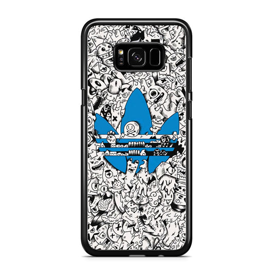 Adidas B&W Doodle Samsung Galaxy S8 Case