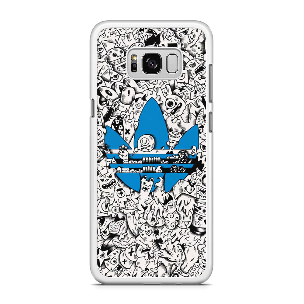 Adidas B&W Doodle Samsung Galaxy S8 Case