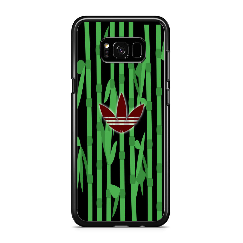 Adidas Bamboo Maroon Logo Samsung Galaxy S8 Case - carneyforia
