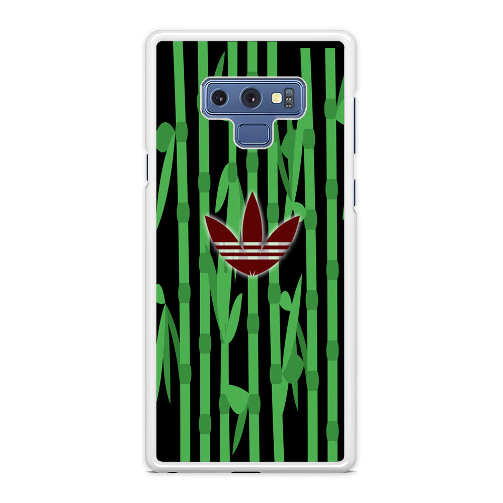 Adidas Bamboo Maroon Logo Samsung Galaxy Note 9 Case - carneyforia