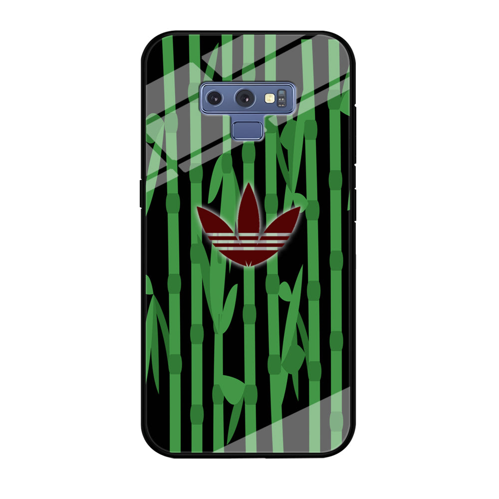 Adidas Bamboo Maroon Logo Samsung Galaxy Note 9 Case - carneyforia
