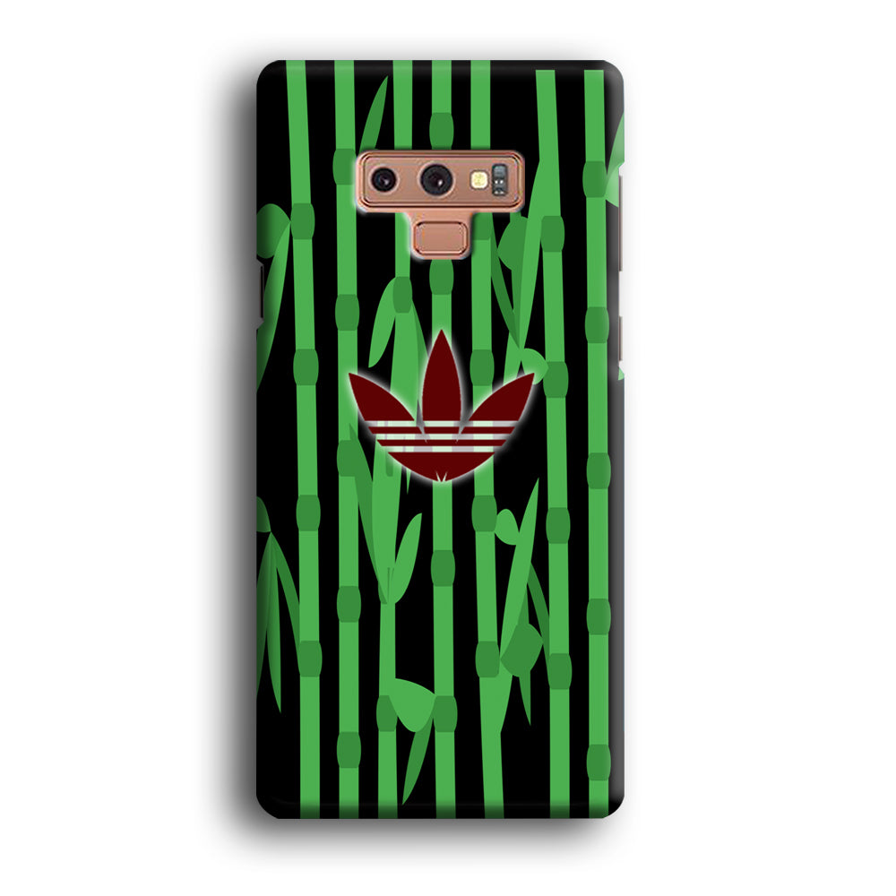 Adidas Bamboo Maroon Logo Samsung Galaxy Note 9 Case - carneyforia
