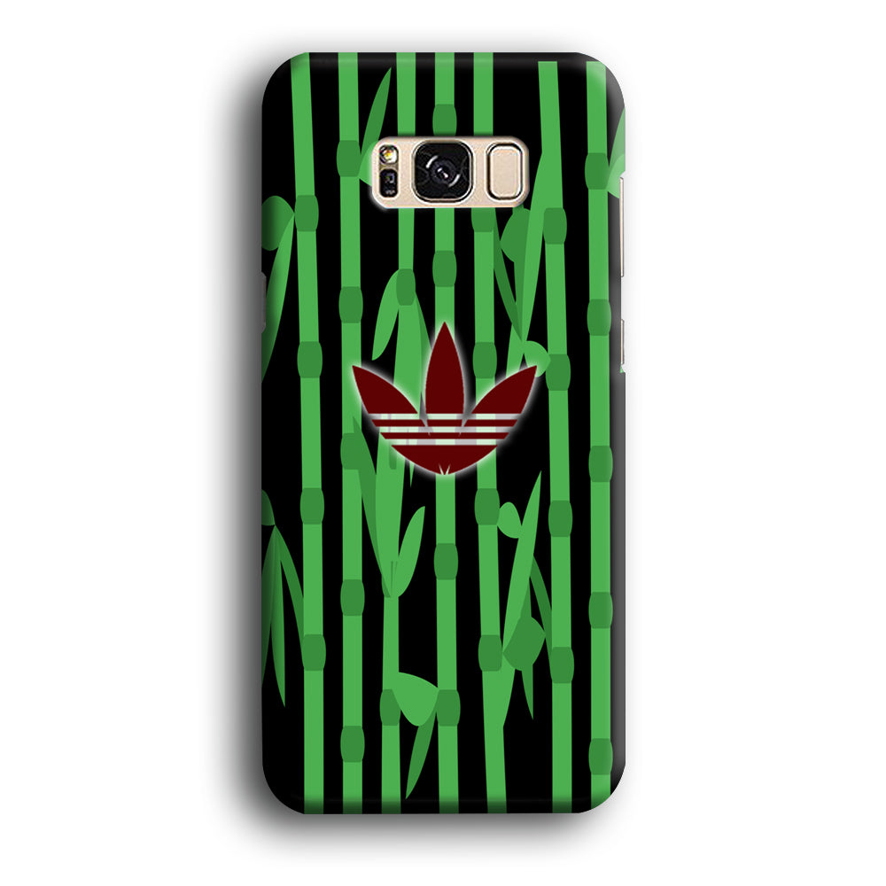 Adidas Bamboo Maroon Logo Samsung Galaxy S8 Case - carneyforia