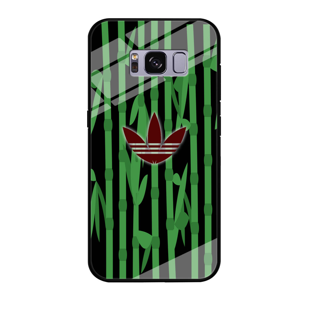 Adidas Bamboo Maroon Logo Samsung Galaxy S8 Case - carneyforia