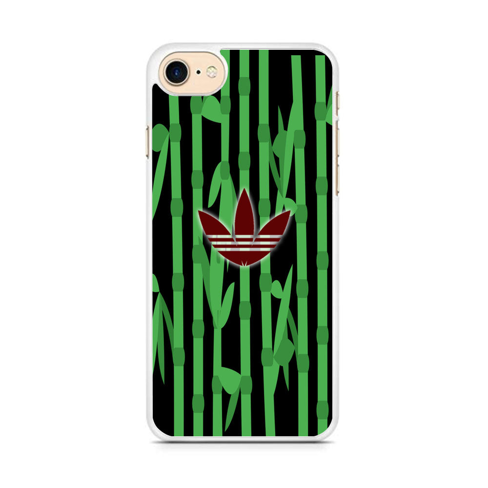 Adidas Bamboo Maroon Logo iPhone 8 Case - carneyforia