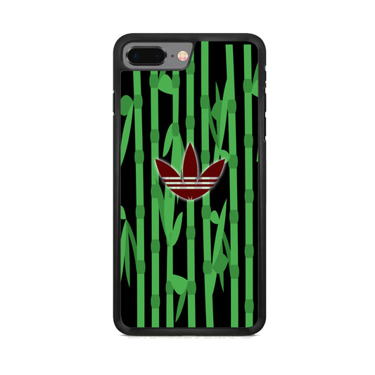 Adidas Bamboo Maroon Logo iPhone 8 Plus Case - carneyforia