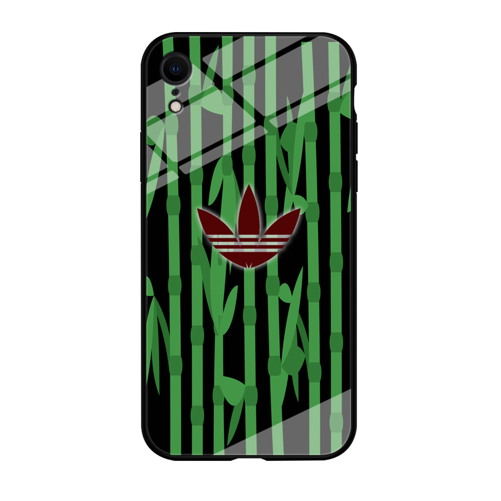 Adidas Bamboo Maroon Logo iPhone XR Case - carneyforia