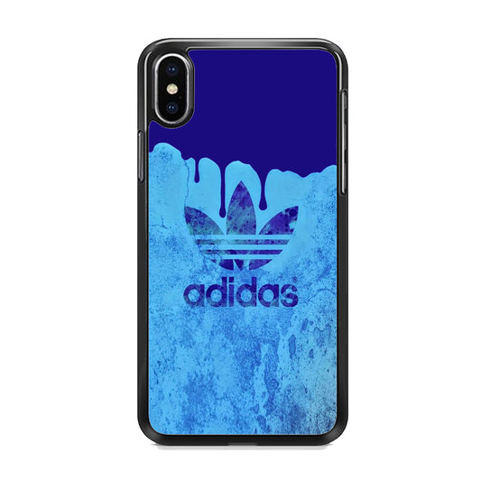Adidas Blue Paint iPhone X Case