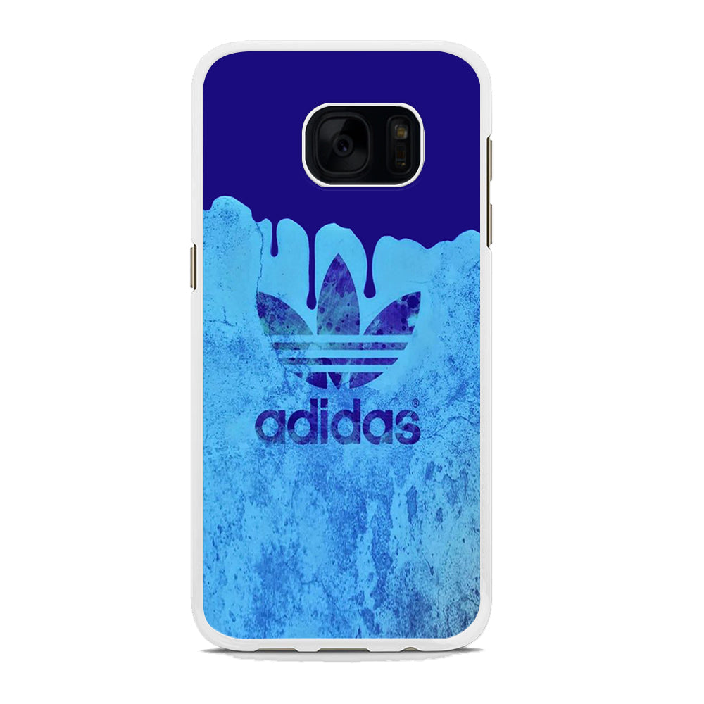 Adidas Blue Paint Samsung Galaxy S7 Edge Case