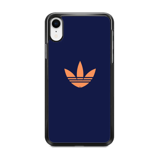 Adidas Deep Blue Logo iPhone XR Case