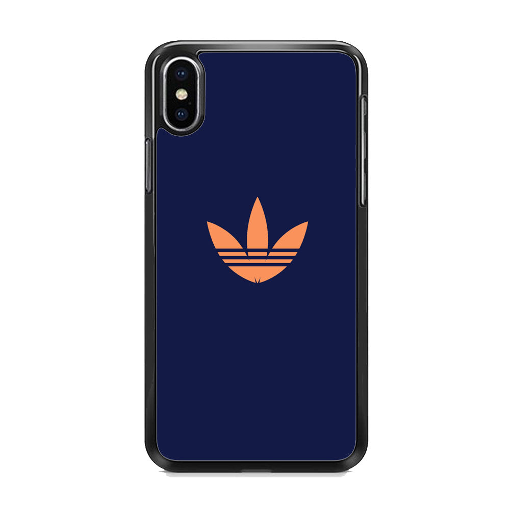 Adidas Deep Blue Logo iPhone X Case