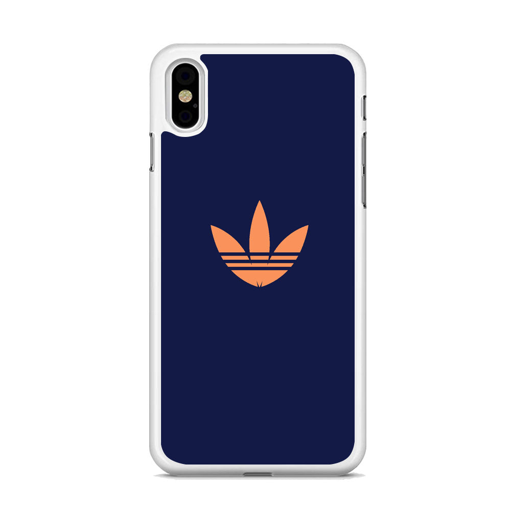Adidas Deep Blue Logo iPhone X Case