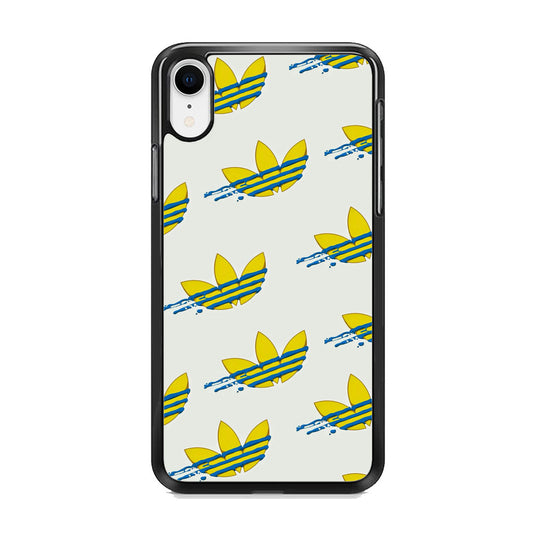 Adidas Doodle Fly Paint Blue iPhone XR Case