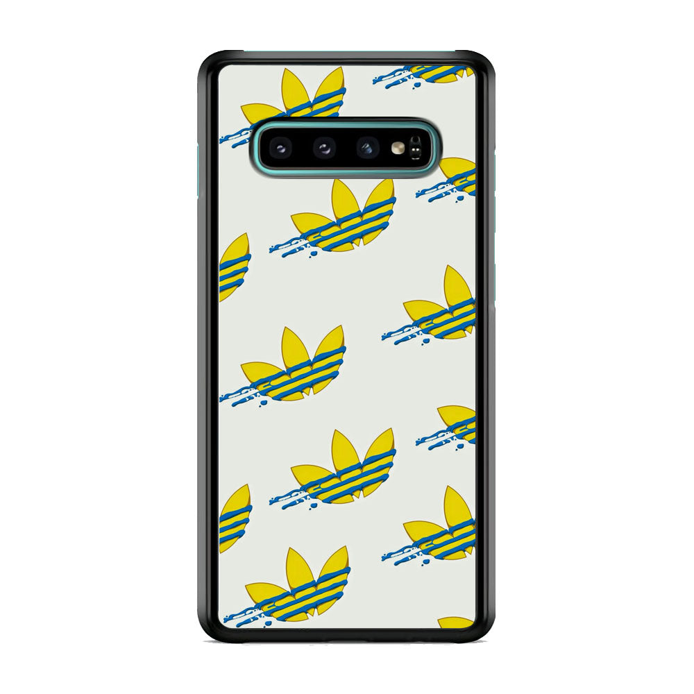 Adidas Doodle Fly Paint Blue Samsung Galaxy S10 Case
