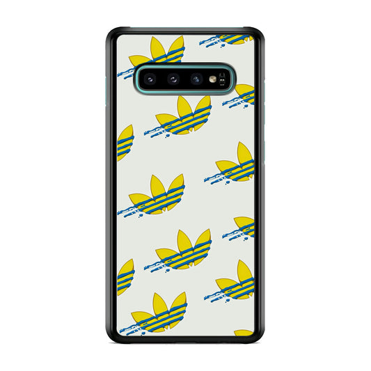 Adidas Doodle Fly Paint Blue Samsung Galaxy S10 Case