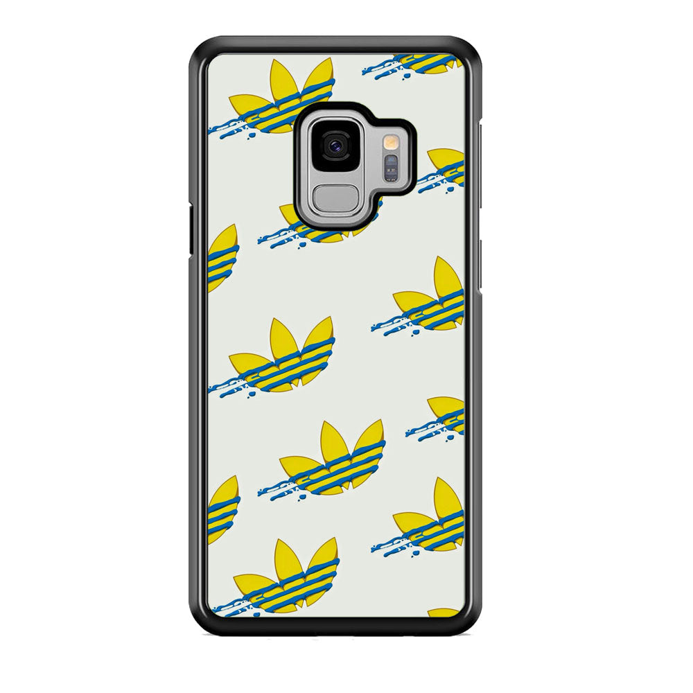 Adidas Doodle Fly Paint Blue Samsung Galaxy S9 Case