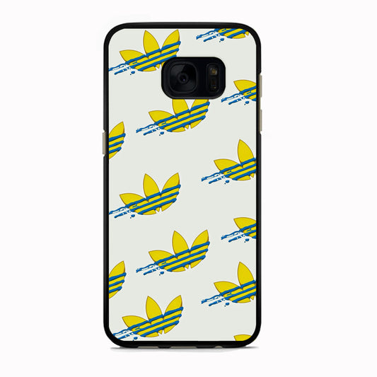 Adidas Doodle Fly Paint Blue Samsung Galaxy S7 Case