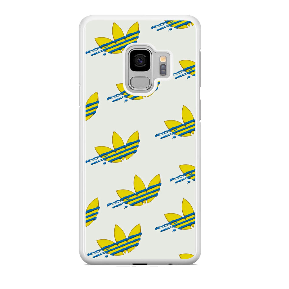 Adidas Doodle Fly Paint Blue Samsung Galaxy S9 Case