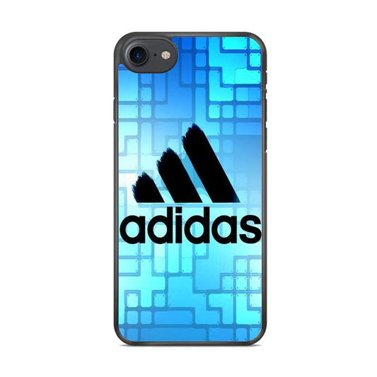Adidas Logo Blue Abstract iPhone 8 Case