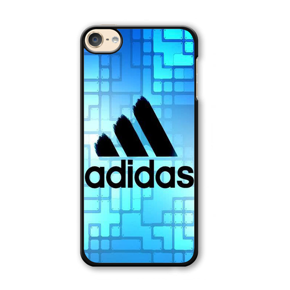 Adidas Logo Blue Abstract iPod Touch 6 Case - Carneyforia