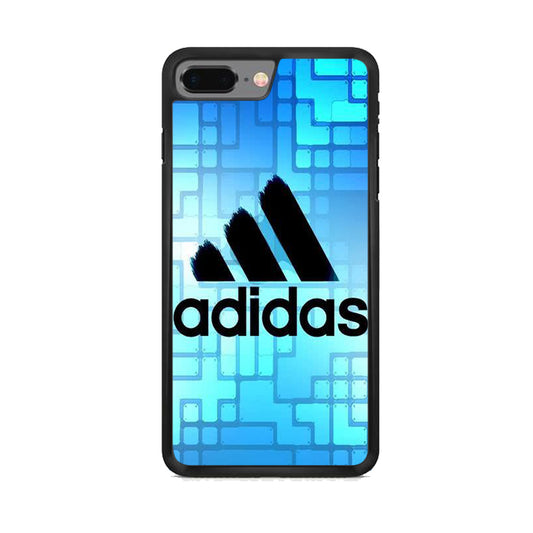 Adidas Logo Blue Abstract iPhone 8 Plus Case