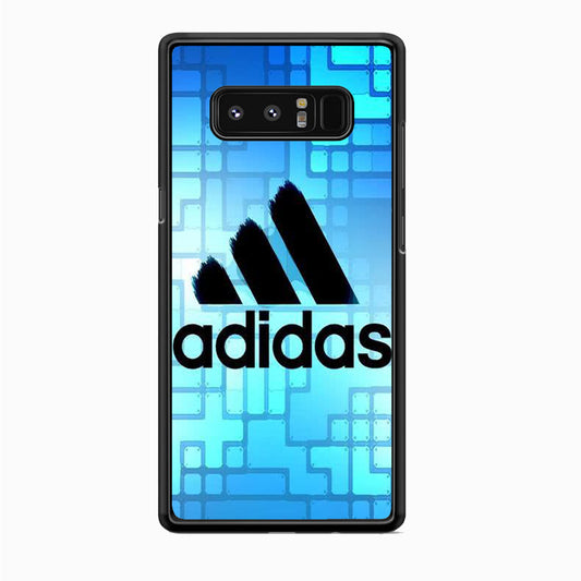 Adidas Logo Blue Abstract Samsung Galaxy Note 8 Case