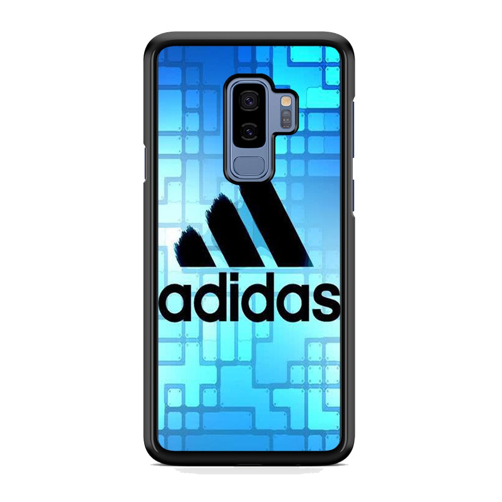 Adidas Logo Blue Abstract Samsung Galaxy S9 Plus Case