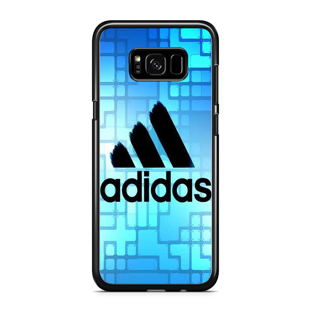 Adidas Logo Blue Abstract Samsung Galaxy S8 Case