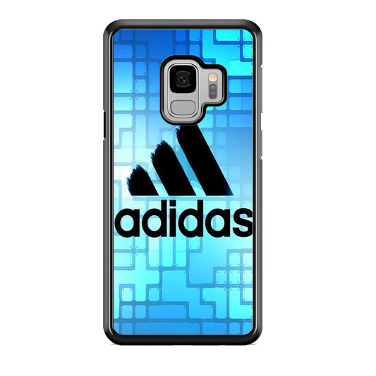 Adidas Logo Blue Abstract Samsung Galaxy S9 Case