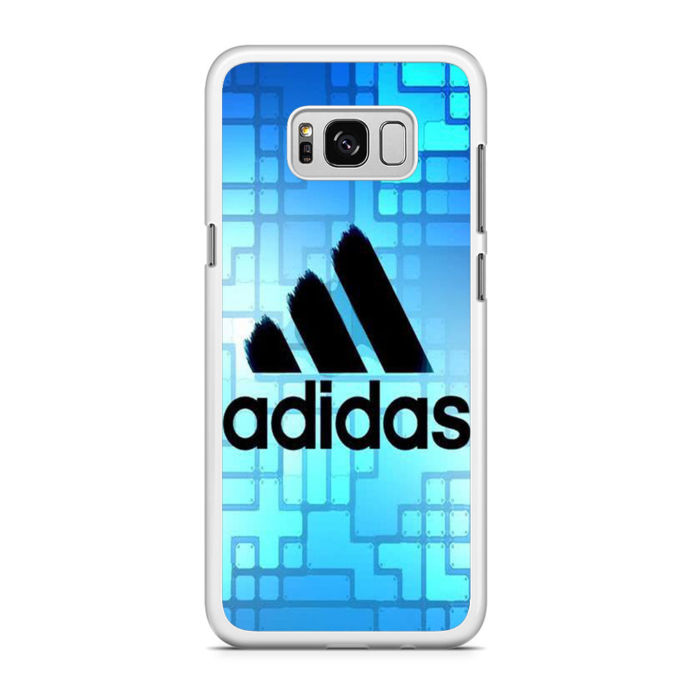 Adidas Logo Blue Abstract Samsung Galaxy S8 Case