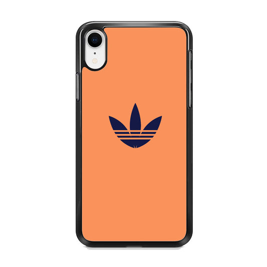 Adidas Logo Light Salmon Orange iPhone XR Case