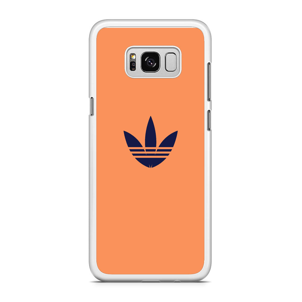 Adidas Logo Light Salmon Orange Samsung Galaxy S8 Case