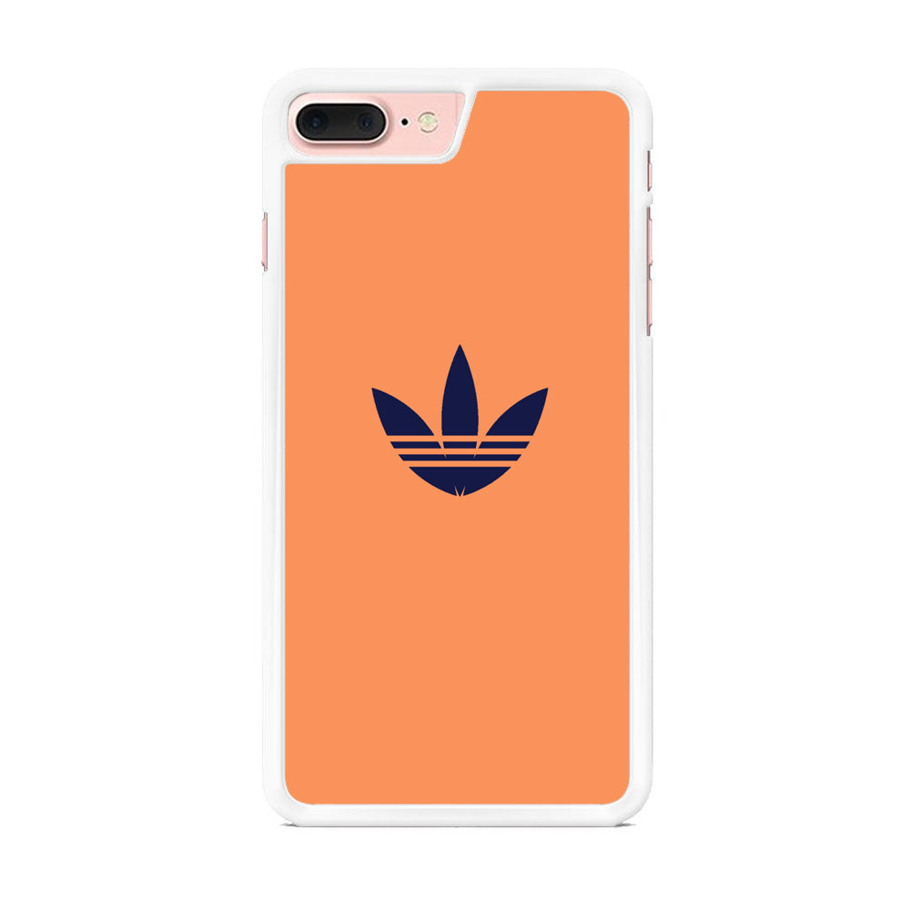 Adidas Logo Light Salmon Orange iPhone 8 Plus Case