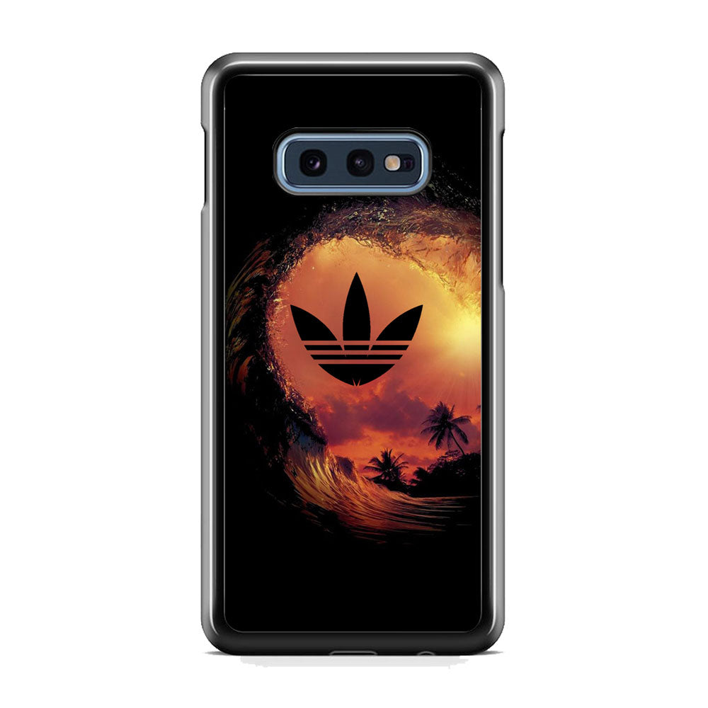 Adidas Logo Wave Sunset Samsung Galaxy S10E Case