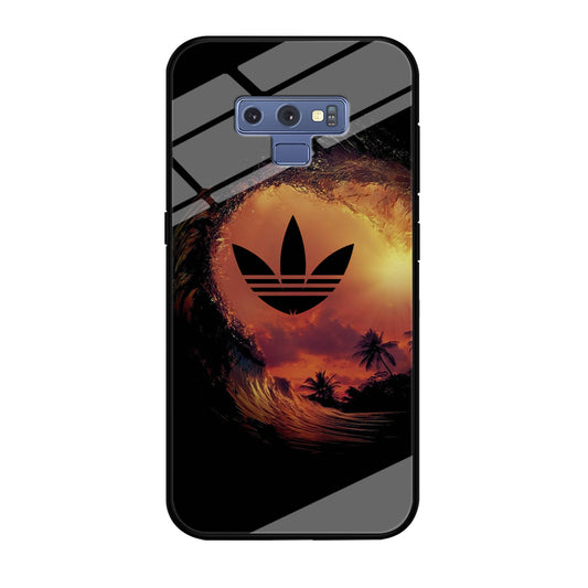 Adidas Logo Wave Sunset Samsung Galaxy Note 9 Case