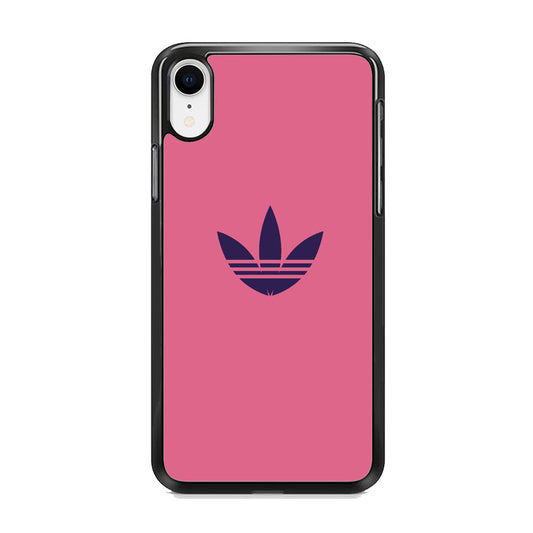 Adidas Orchid Purple Logo iPhone XR Case