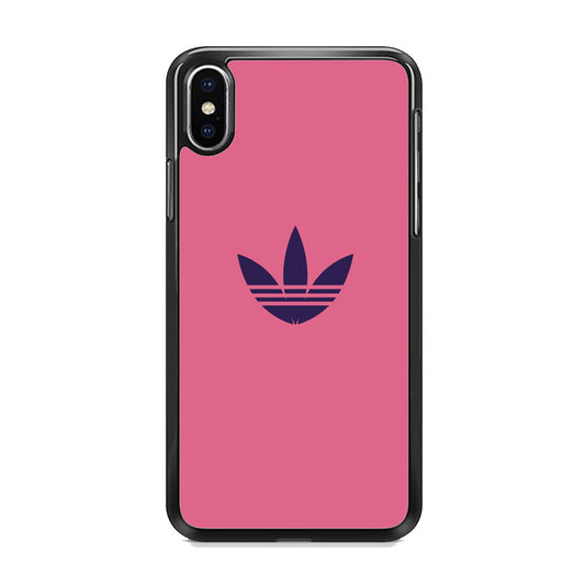 Adidas Orchid Purple Logo iPhone X Case