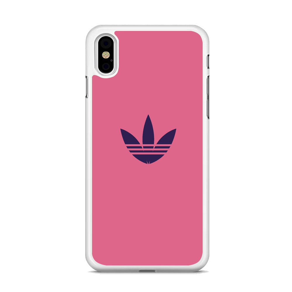 Adidas Orchid Purple Logo iPhone X Case