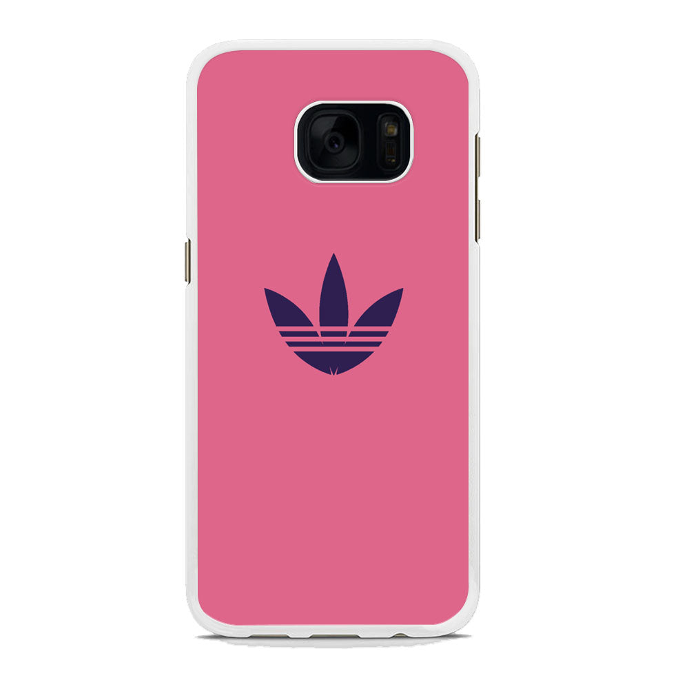 Adidas Orchid Purple Logo Samsung Galaxy S7 Edge Case